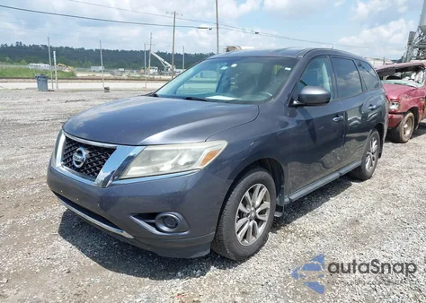2014 Nissan Pathfinder S из США, поврежденный, VIN 5N1AR2MN7EC678404